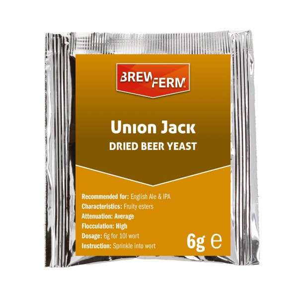 Brewferm trocken Bierhefe Union Jack - 6 g