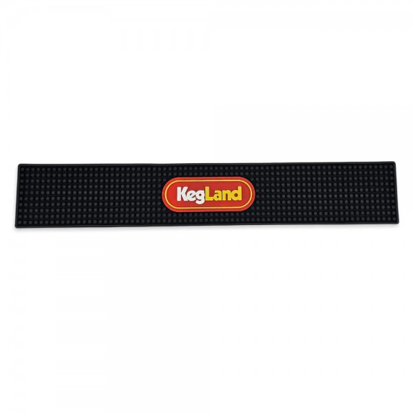 KegLand Barmatte in schwarz 59 x 10 cm