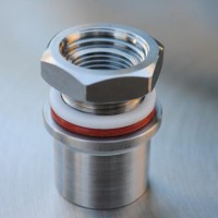 Ss Brewtech™ Ss Brewtech™ Whirlpool-Anschlussstück 1/2" (13 mm) MPT mit 1 Schottverschraubung