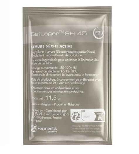 Fermentis SafLager™ SH-45 11,5g untergärige Trockenhefe