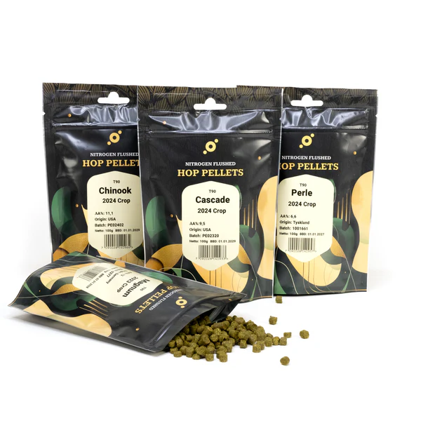 Saaz Hopfenpellets zum Bierbrauen, Alphasäure 3 - 5%