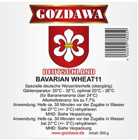 Gozdawa Bierhefe Bavarian Wheat 11 (BW11) 500g