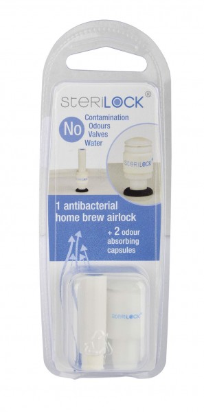 Sterilock® Antibakterieller Gärspund + 2 geruchsabsorbierende Kapseln
