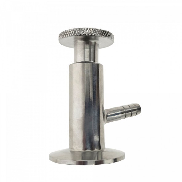 Probierhahn / Zwickelhahn Tri-Clamp 1,5" mit Drehgriff