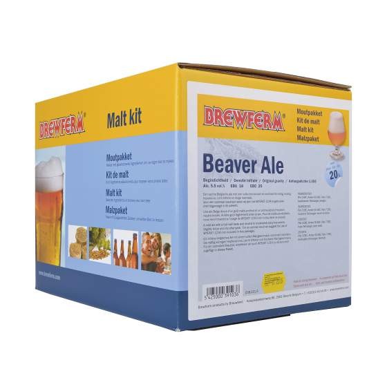Fertige Malzmischung zum Brauen von 20 Liter Beaver Ale