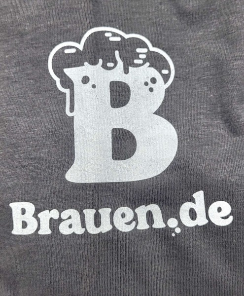 T-Shirt schwarz mit Logo Brauen.de