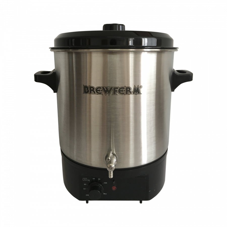 Brewferm elektrischer Braukessel 27 l Edelstahl zum Bierbrauen brauen.de