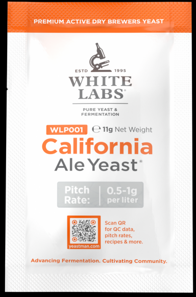 White Labs Trockenhefe WLP001 California Ale - 11 g