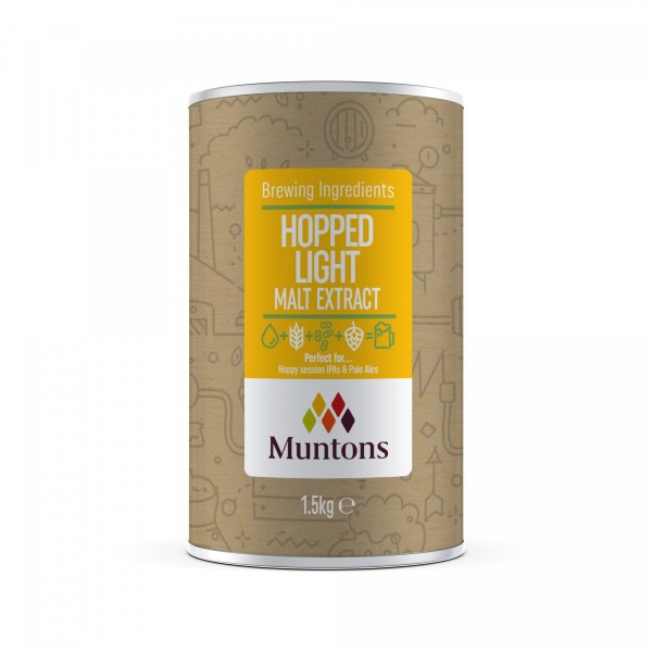 flüßiges Malzextrakt "gehopftes Helles" von Muntons 1,5 kg
