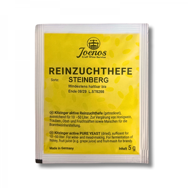 TROCKENHEFE / Weinhefe 5 g "Steinberg" trocken
