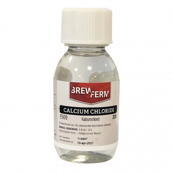 Calciumchloridlösung 33% - 100 ml (Kalziumchlorid) Brausalz