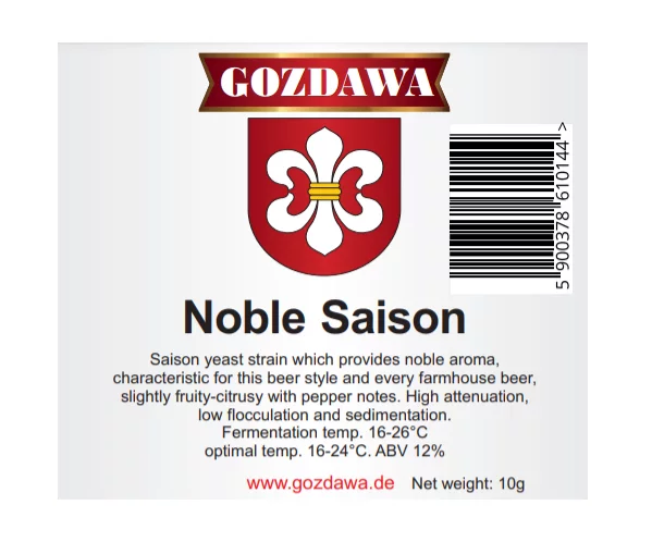 GOZDAWA Noble Saison - obergärige Trockenhefe 10g