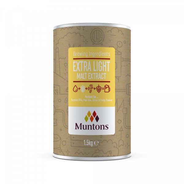 flüßiges Malzextrakt &quot;Extra Hell&quot; von Muntons 1,5 kg