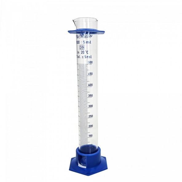 Messzylinder aus Glas graduiert Volumen 500 ml
