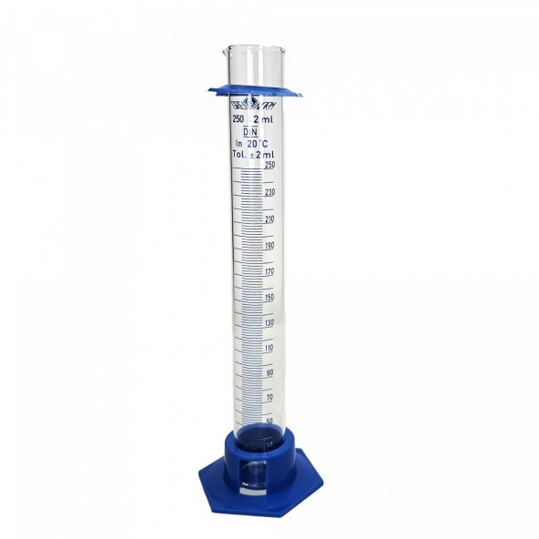 Messzylinder aus Glas graduiert Volumen 250 ml
